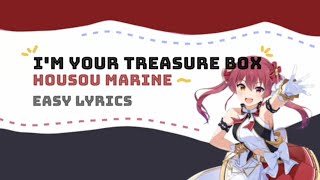 I'M YOUR TREASURE BOX - HOUSHOU MARINE [HOLOLIVE ID] LYRICS/EASY LYRICS
