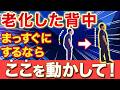 【超姿勢改善】丸くなった背中を真っ直ぐにする方法