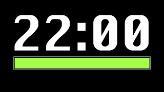 22 Minute Timer [ Progress Bar ] - 4K 60 FPS