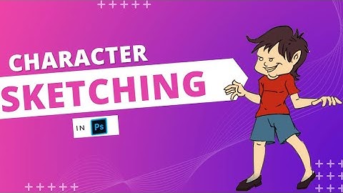 This How We Create Character In PhotoShop | Character Sketching In Photoshop | Time lapse