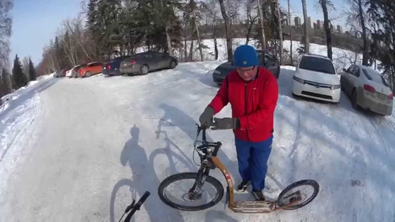 Saturday's ride on Kostka footbikes