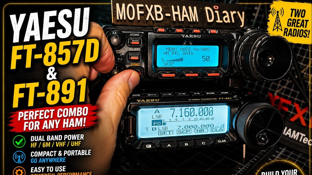 Yaesu FT-857D & FT-891 - YouTube