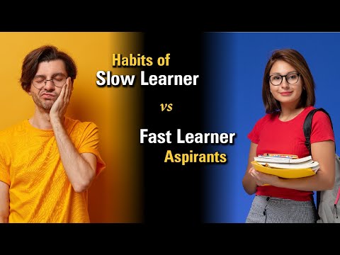 Habits Of Slow Learner Vs Fast Learner Aspirants ! #shorts