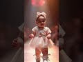👼✨ Tiny Fashion Star Alert! 💖🎀 Adorable baby rocks the runway with charm, style &amp; cuteness! 🍼💃