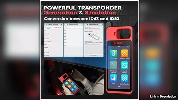 Autel MaxiIM KM100 Key Fob Programming Immobilizer Tool 2PCS Autel IKEY for 60s Key Generation OBD