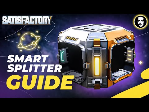 How to Use Smart Splitters - Satisfactory New Player Guide EP17