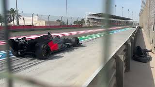 The incredible sound of the launch control of the Audi F1 car!