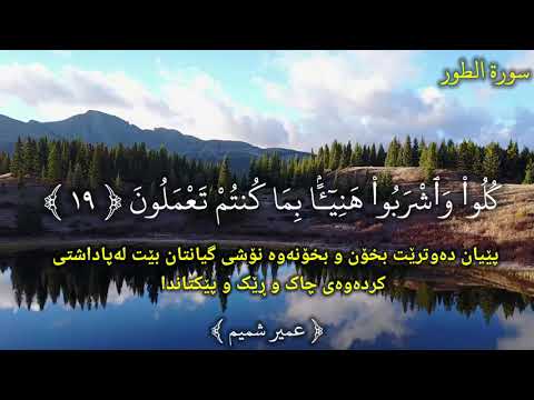 عمیر شمیم سورة الطور 17 23