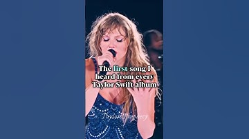 The first song I heard from every Taylor album #taylor #taylorswift #erastour #taylorswifteras