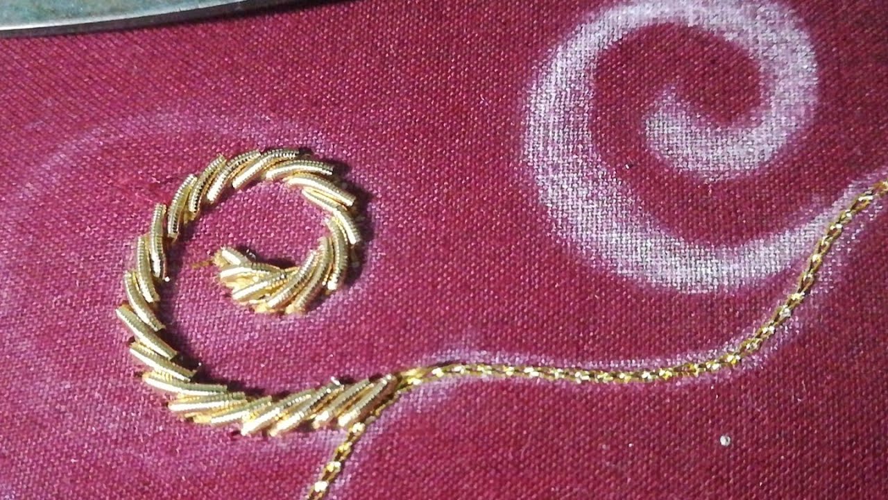 Kombu design with zardhosi