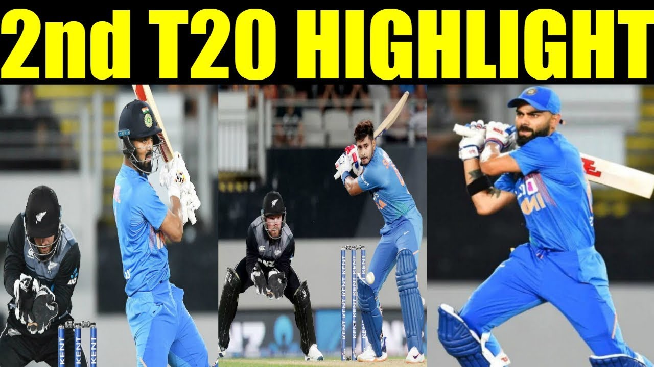 India Vs New Zealand : 2nd T20 Highlight - IND vs NZ Live Cricket Score ...