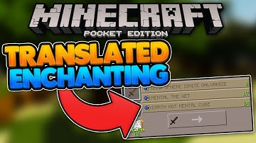 MCPE 0.16.0 Translated Enchanting Texture Pack - Minecraft PE (Pocket Edition)