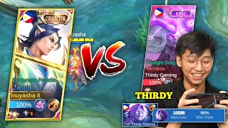 KINABAHAN SI THIRDY SA EARLY GAME😎| INUYASHA VS THIRDY - MLBB