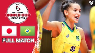 Japan  Brazil  Full Match | Women’s Volleyball World Cup 2019