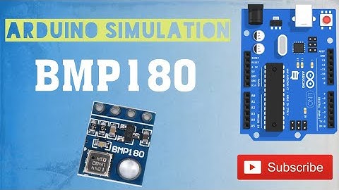 BMP180 pressure sensor Simulation Proteus