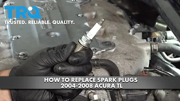 How to Replace Spark Plugs 2004-2008 Acura TL
