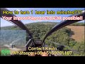Одноместный летательный аппарат с парашютом(БПЛА) One Person Flying Vehicle AAV
