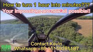 Одноместный летательный аппарат с парашютом(БПЛА) One Person Flying Vehicle AAV