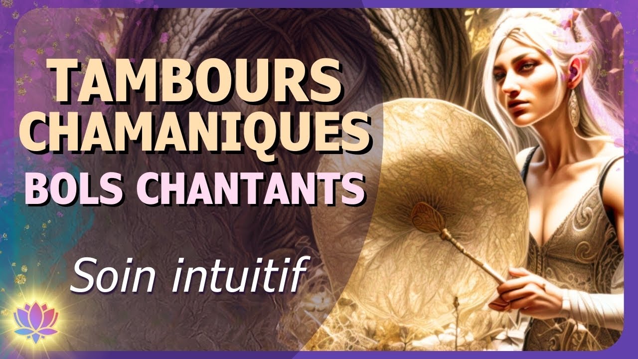 25 MIN de Guidance 💫 Tambours Chamaniques et Bols Chantants💫 Soin d'énergie 🎧 Hypnose Spirituelle 💫