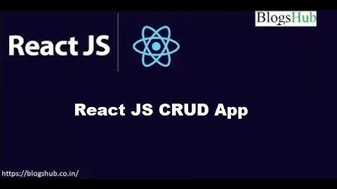 React JS CRUD Application #1 ✅
