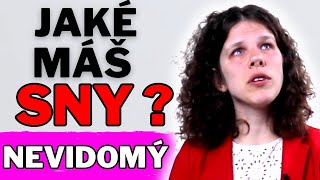 CO SE ZDÁ NEVIDOMÝM ZA SNY? - 4 OTÁZKY - ShowUs