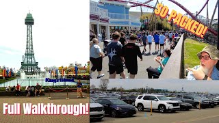 Kings Island Preview Day 2025! Huge Crowds, Crazy Traffic & Full Walkthrough Before Opening Day