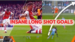 Insane Long Shot Goals 2021\/22) With English commentary- Peter Drury )