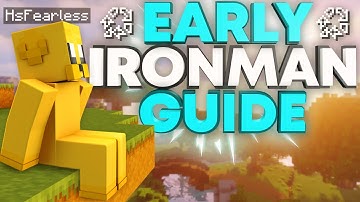 Full Ironman EARLY game guide | Hypixel Skyblock
