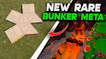 The NEW RARE BUNKER META in Rust | Rust Building Tutorial 2024