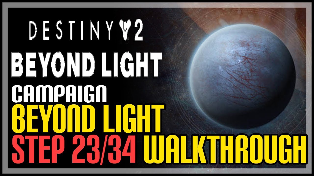 Beyond Light Step 22 Destiny 2