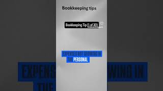 Bookkeeping Tip 1