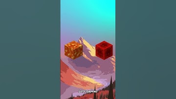 Lava Vs All Blocks #comparison #minecraft #shorts