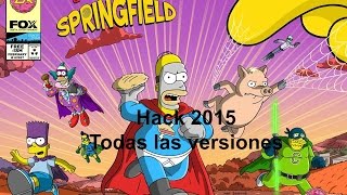 Como hackear los Simpson Springfield iPhone iPod iPad- Todas las versiones 2015