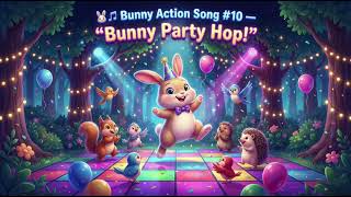 Bunny Action Songs for Kids – 10 Track Digital Album | Preschool Movement Music, Toddler Dance Songs