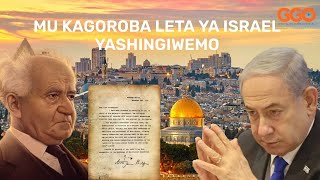 IJORO RY'UBWIGENGE: AKAGAMBANE K'UBWONGEREZA MU GUSHINGA ISRAEL KAKOZEHO PALESTINE|INJIRA MU CYUMBA