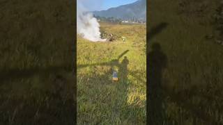 Queda de helicóptero em Pomerode SC