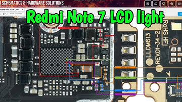 Redmi Note 7 LCD Light Problem Solution | Display Light Ways | Redmi Note 7 Display Light Diagram