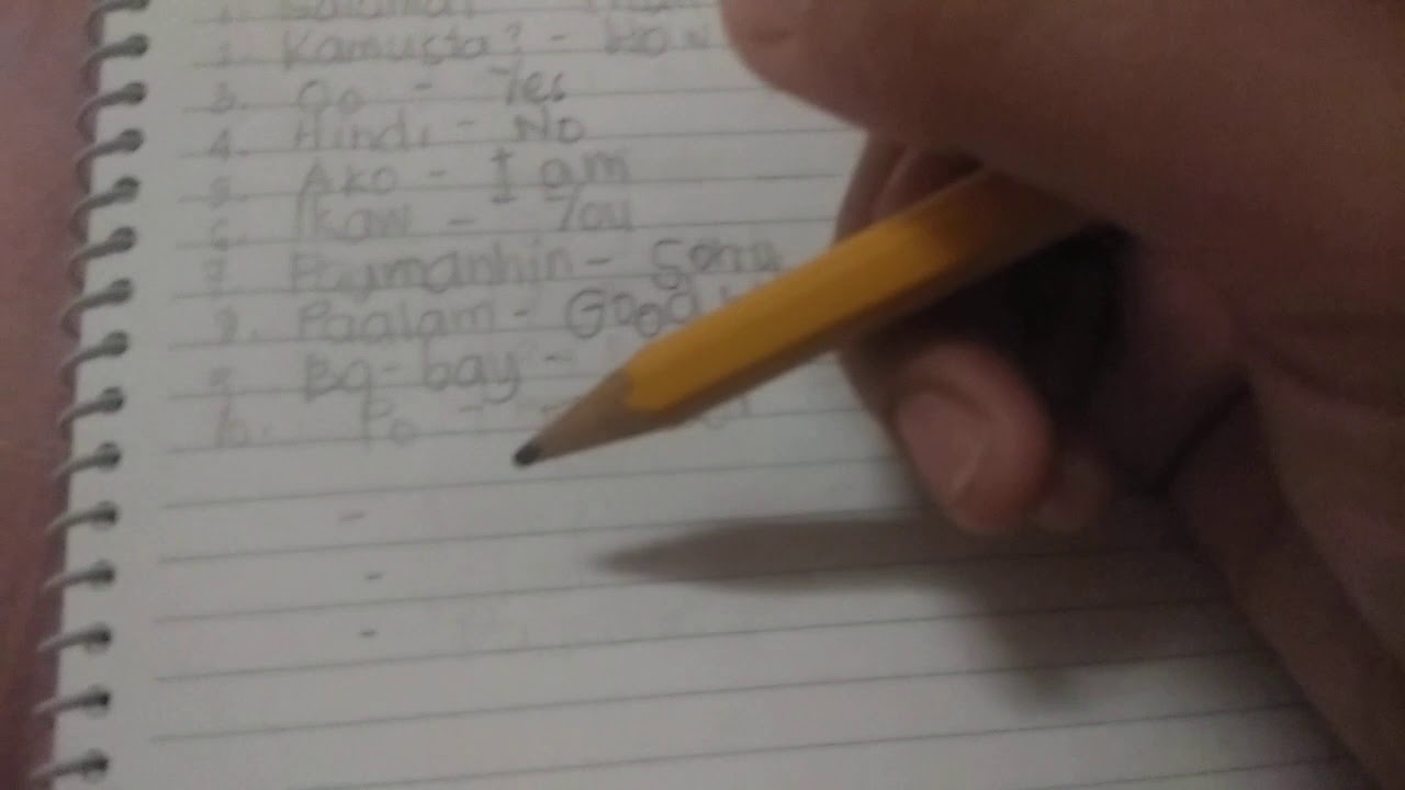 ASMR Trigger Words Teaching You Tagalog Words whisper YouTube