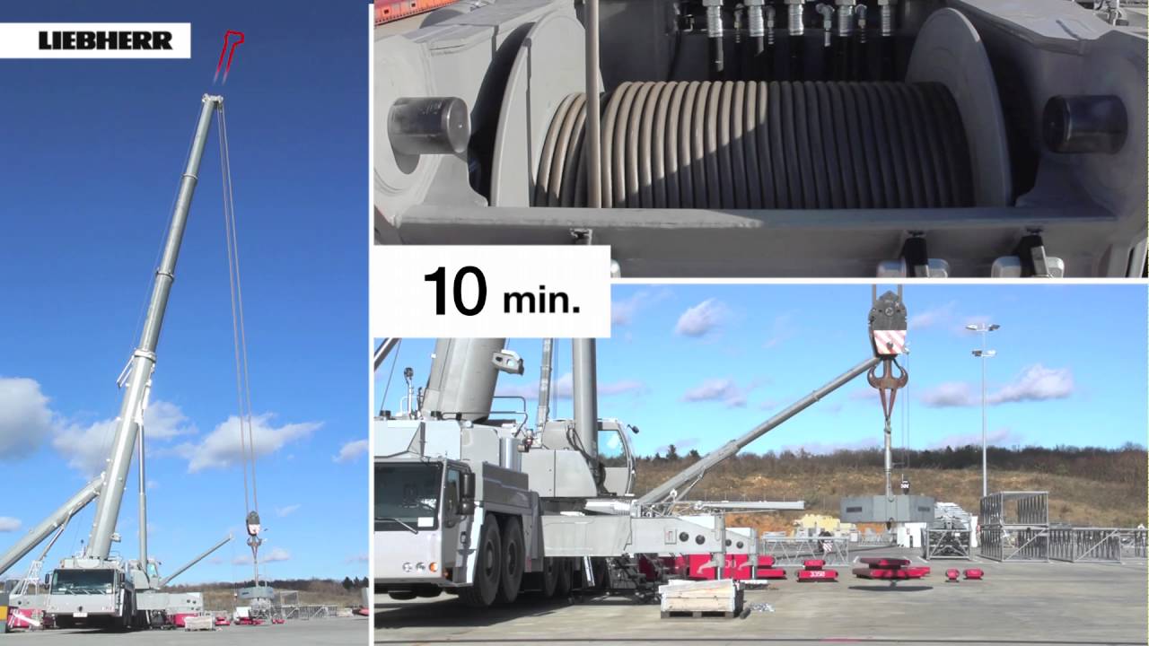 Liebherr - Mesures pour l'extension de la durée de vie des câbles de levage