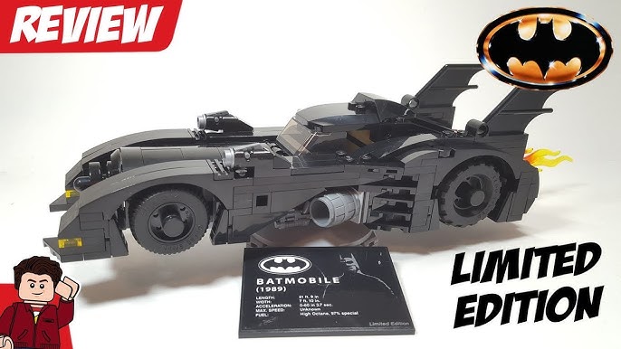 LEGO limited-edition 1989 Batmobile promotional minifig-scale set