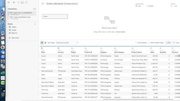 Topic 1 - Video 9 - Giao diện Data Source của Tableau Desktop