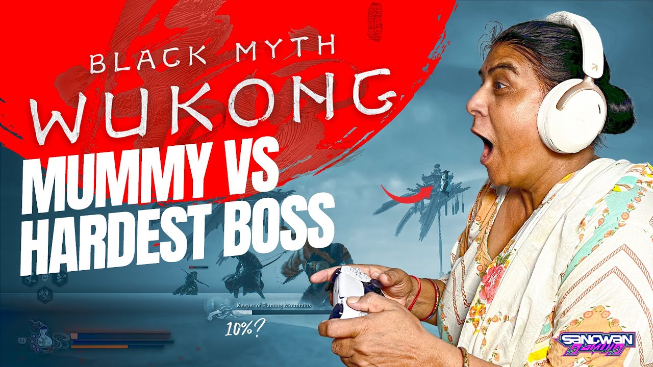Mummy Destroyed Boss's 90% Health! 😱  | Day 36 | Black Myth Wukong | Sangwan Gaming 🎮