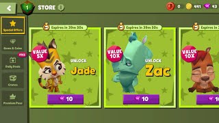 x3 NEW CHARACTERS for 30 GEMS CHEAPEST OFFERS EVER | Zooba screenshot 3