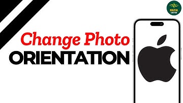 How to change a picture taken in portrait mode to landscape mode on iPhone ?