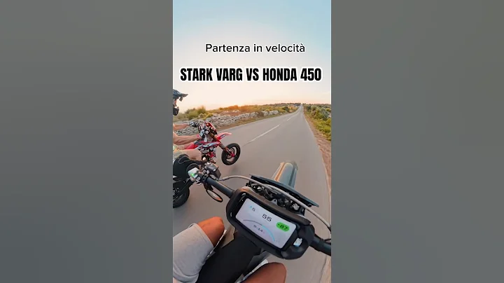 Stark Varg Vs HONDA 450 🤯 #elettric #stark#honda#450