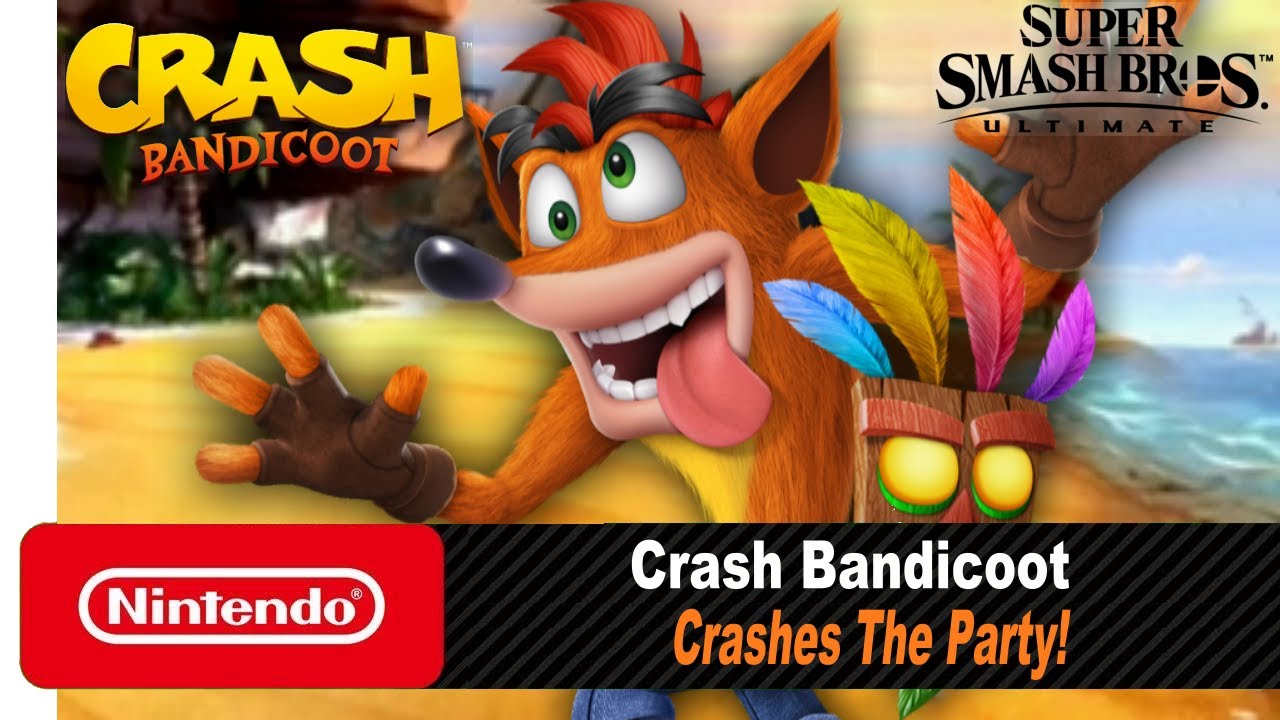 Inviting For Smash: Crash Bandicoot(Moveset #16)/Rab The T.V Rabbid