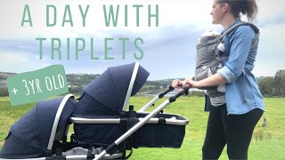 Life with Triplets & a Toddler | VLOG