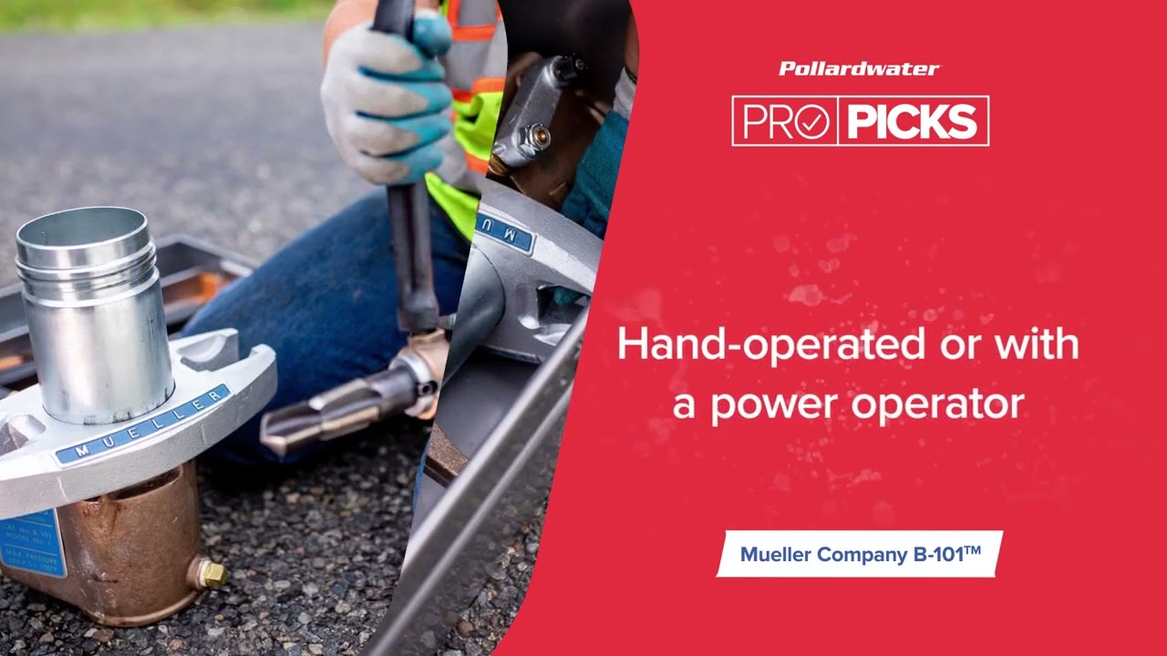 Pollardwater proudly offers the Mueller B 101 TM Tapping Machine