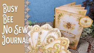 No Sew Busy Bee Journal Tutorial
