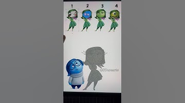Which one is Correct? Disgust from Inside out 2 - 2 #insideout2  #art #insideout